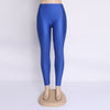 Fluorescent Color High Elastic Women Leggings Pant Multicolor Shiny Glossy Legging Trousers 20Color Casual Clothing For Women