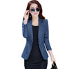 4XL Plus Size Autumn Women Blazer and Jacket Full Sleeve Single Button Feminino Slim Blazer Outwear Winter ow0343