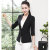 Summer Women Jacket Office Ladiess Elegant Half Sleeve Single Button Feminino Blaze Jacket Women T18X0902