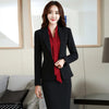 Women Slim Jacket for Office Buttons on Sleeve 3XL Plus Size Blue Blazer Feminino Mujer Outwear ow0428
