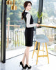 Formal 2 Piece Set with Pants and Tops for Women Business Work Wear Vest & Waistcoat Suits Office Ladies Uniforms Blazers Set