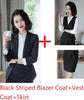 Formal 3 Pieces Professional Business Suits With Jackets And Skirt And Vest Coat & Waistcoat Office Ladies Blazer Sets OL Styles