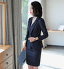 Formal 3 Pieces Professional Business Suits With Jackets And Skirt And Vest Coat & Waistcoat Office Ladies Blazer Sets OL Styles