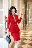 Formal Black Blazer Women Skirt Suits Ladies Business Suits Work Wear Clothes Set Office Uniform Styles
