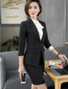 Formal Female Blue Blazer Women Business Suits with Skirt and Jacket Sets Ladies Work Wear Office Uniform Designs Styles