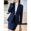 Formal Green Blazer Women Skirt Suits Jacket Sets Ladies Work Business Office Uniform Styles OL