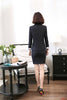 Formal Ladies Black Blazer Women Business Suits with Skirt and Jacket Sets Work Wear Office Uniform Designs