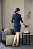 Formal Ladies Black Blazers Women Business Suits with 3 Piece Skirt, Jacket and Waistcoat Vest Sets Office Uniform Styles