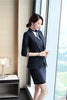 Formal Ladies Black Blazers Women Business Suits with 3 Piece Skirt, Jacket and Waistcoat Vest Sets Office Uniform Styles