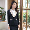 Formal Ladies Black Blazers Women Outerwear Jackets Elegant Slim Work Wear Office Uniform Style