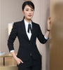 Formal Ladies Navy blue Blazers Women Work Wear Jackets Elegant Female Office Uniform Style Blaser