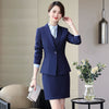 Formal Office Ladies White Blazer Womens Business Suits Women Skirt Suits Work Wear