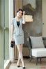 Formal OfficeLadies Grey Blazer Women Business Suits with Skirt and Jacket Sets Work Wear Uniform Business Suits OL Style