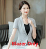 Formal OfficeLadies Grey Blazer Women Business Suits with Skirt and Jacket Sets Work Wear Uniform Business Suits OL Style