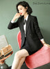 Formal Professional Uniform Designs Women Business Suits with 2 Piece Set Jackets and Skirt Ladies Office Work Wear Blazers Set