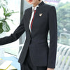 Formal Stripes blazer women fashion clothes spring temperament business long sleeve V neck slim jacket office lady work wear