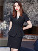 Formal Uniform Styles Blazers Suits Two Piece Tops and Skirt For Ladies Office Work Wear Professional Summer Women's Blazer Sets