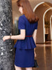 Formal Uniform Styles Blazers Suits Two Piece Tops and Skirt For Ladies Office Work Wear Professional Summer Women's Blazer Sets