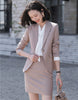 Formal Women Skirt Suit Blazer and Jacket Sets Ladies Work Wear Business Office Uniform Styles Elegant Slim