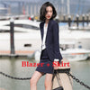 Formal Women Skirt Suit Blazer and Jacket Sets Ladies Work Wear Business Office Uniform Styles Elegant Slim