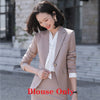 Formal Women Skirt Suit Blazer and Jacket Sets Ladies Work Wear Business Office Uniform Styles Elegant Slim