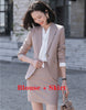 Formal Women Skirt Suit Blazer and Jacket Sets Ladies Work Wear Business Office Uniform Styles Elegant Slim