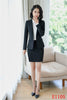 Formal Women Skirt Suits Grey Blazer and Jacket Sets Ladies Business Suits Work Wear Office Uniform Styles