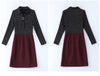 Fragrance Womens Winter Tweed 2 Piece Skirt Suits Slim Female Office Suit With Skirts Woolen Skirts Business Conjunto Feminino