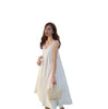 French white suspender dress women's summer 2022 seaside holiday Changsha beach skirt super fairy Sanya