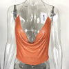 Sexy Backless Sequins Women Crop Tops Halter Tank Camis Summer Cropped Bra Crop Top Strap Ladies Party Vest Blusa