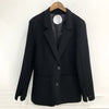 GALCAUR Korean Casual Blazers For Women Notched Collar Long Sleeve Sashes Solid Coats Female Autumn Clothing 2022 Style