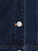 GALCAUR Patchwork Denim Blazer Coats For Female Lapel Collar Long Sleeve High Waist Slimming Women's Casual Coat Fashion
