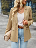 GAOVOT Casual Small Suit For Women 2023 Ladies Autumn Solid Color Long Sleeve Single Button Professional Jacket