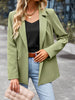GAOVOT Casual Small Suit For Women 2023 Ladies Autumn Solid Color Long Sleeve Single Button Professional Jacket