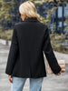 GAOVOT Casual Small Suit For Women 2023 Ladies Autumn Solid Color Long Sleeve Single Button Professional Jacket