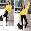 GCAROL Women Mid Waist Magic Pencil Pants  Wealth Fabric Stretch Ankle Length Bottom Pants In Spring Autumn Summer