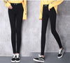 GCAROL Women Mid Waist Magic Pencil Pants  Wealth Fabric Stretch Ankle Length Bottom Pants In Spring Autumn Summer
