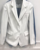 Women Blazer Jacket Denim Blazers Jackets Loose Striped Jacket Long Women Coat 2022 New Spring Patchwork Vintage Casual