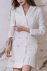 Women Blazer Jackets Suit Long Blazers Women Coat Formal Blazer Double Breasted Long Sleeved All-match Vintage Jackets