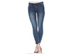 Women High waist jeans 2022 Spring Autumn Skinny Fashion Casual Female Ripped Jeans Denim Lace Pencil Pants WNK-3296