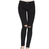 Women hole Ripped Skinng Jeans 2022 High Waist Elastic Ladies Fashion American Style Skinny Pencil Denim Pants 3295