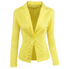 Fashion Women Blazer Suits Candy Color Long Sleeve Women's Spring Jackets Causal Button Ladies Blazer Spring WH024