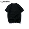 GONTHWID 2023 Men's Virgin Mary Printed Short Sleeve T Shirts Summer Casual Cotton Hip Hopo Tops Tees Streetwear Tshirts