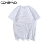 GONTHWID 2023 Men's Virgin Mary Printed Short Sleeve T Shirts Summer Casual Cotton Hip Hopo Tops Tees Streetwear Tshirts