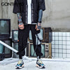 GONTHWID 2023 Pockets Cargo Harem Pants Mens Casual Joggers Baggy Tactical Trousers Harajuku Streetwear Hip Hop Swag