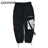 GONTHWID 2023 Pockets Cargo Harem Pants Mens Casual Joggers Baggy Tactical Trousers Harajuku Streetwear Hip Hop Swag
