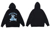 GONTHWID Blindfolded Toy Bear Print Hooded Sweatshirts Streetwear Hip Hop Men Casual Harajuku Hoodies Pullover Tops Male