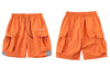 GONTHWID Cargo Shorts 3M Reflective Baggy Pockets Joggers Short Pants Mens Hip Hop Harajuku Casual Streetwear Trousers