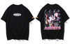 GONTHWID Cotton Tshirts Men Summer Hip Hop Short Sleeve Anime Cartoon Girls T-Shirts Streetwear Casual Harajuku Tops Tee