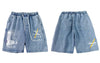 GONTHWID Denim Jean Shorts Harajuku Graffiti Print Short Pants Streetwear Mens Hip Hop Summer Casual Shorts Denim Pants